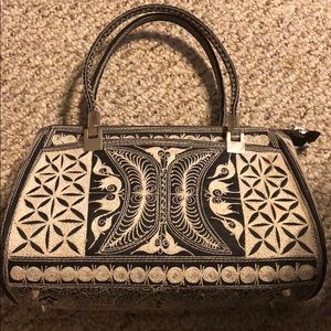 Hand made hemp purse